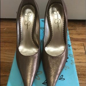 Jessica Simpson J-Ness Bronze Heels
